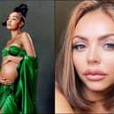 Little Mix's Leigh-Anne was congratulated on her pregnancy announcement by Perrie and Jade, but Jesy failed to comment (Picture: Instagram/Jesy Nelson/Leigh-Anne Pinnock)