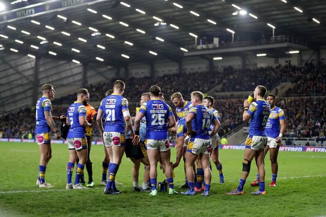 Matt Prior says Leeds have come a long way since defeats like this one, at home to Hull in march. Picture by Richard Sellers/PA Wire.