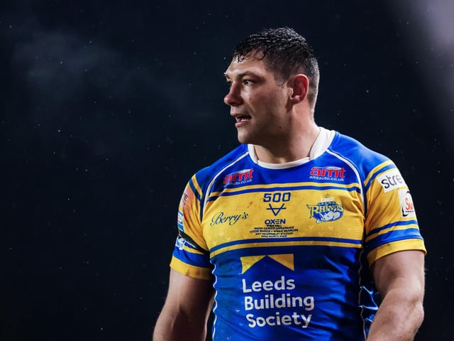 Which milestone did Ryan Hall reach when Rhinos beat Wigan Warriors at AMT Headingley in March?