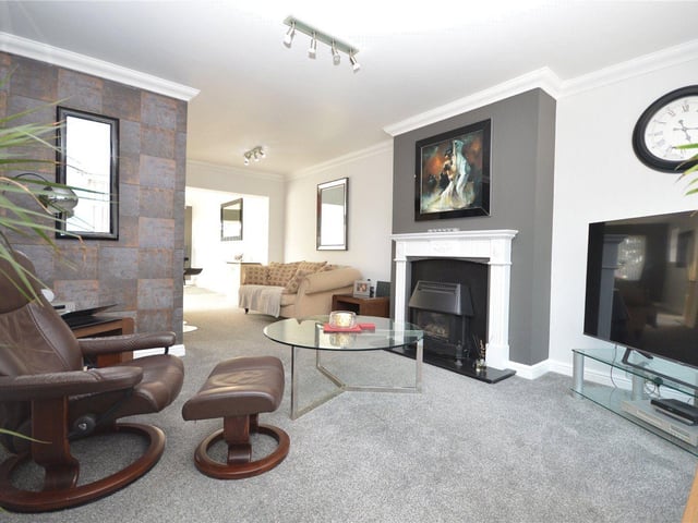There is plenty of space to raise young children in the home, which is why the estate agency has pitched the property for a growing family.