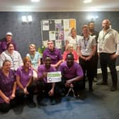 Colleagues and residents at Berkeley Court in Leeds celebrate the care home’s ‘good’ CQC rating