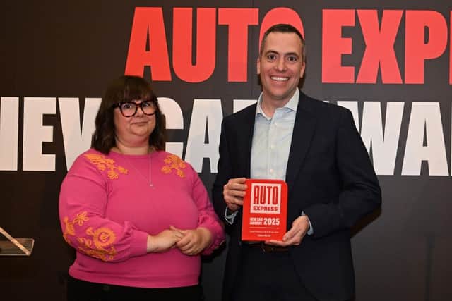 Robert Deane. Commercial Director at Volvo Cars UK at the Auto Express New Car Awards