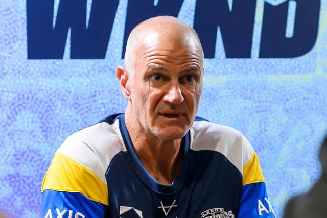 Leeds Rhinos coach Brad Arthur. Picture by Allan McKenzie/SWpix.com.