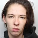 Crack cocaine addict Sonya Beaumont pushed staff and made them fear for their safety as customers were left "shocked and frightened," Leeds Crown Court heard.