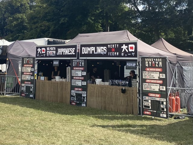 A bento is a single-portion take-out or home-packed meal, and this stall offers both a ‘big mouth bento’ and a ‘spicy mouth bento’. If you are a gyoza fan, their gyoza trays may be appealing.