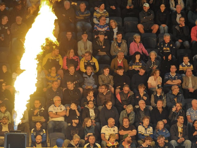 Supporters in Headingley's North Stand.