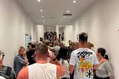 Mark Cosgrove and other hotel guests in Lindos were evacuated in the early hours of Sunday morning. Photo: Mark Cosgrove