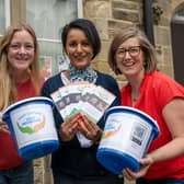 Harpinder from Barratt and David Wilson Homes with Ilkley & District Good Neighbours