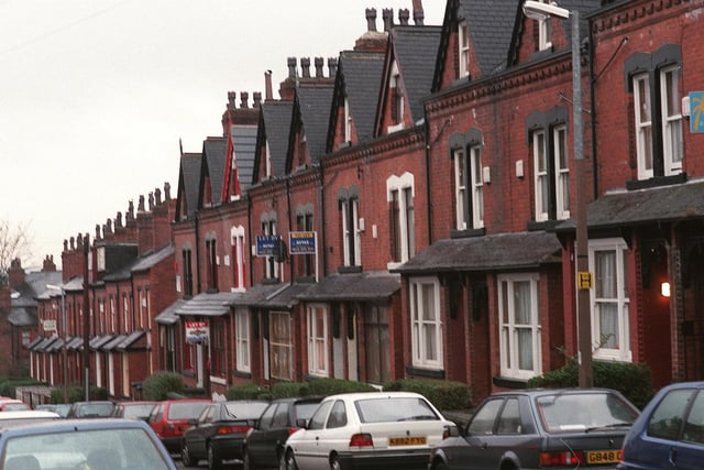 Chestnut Avenue pictured in February 1999 which was  once the most burgled area in the country.