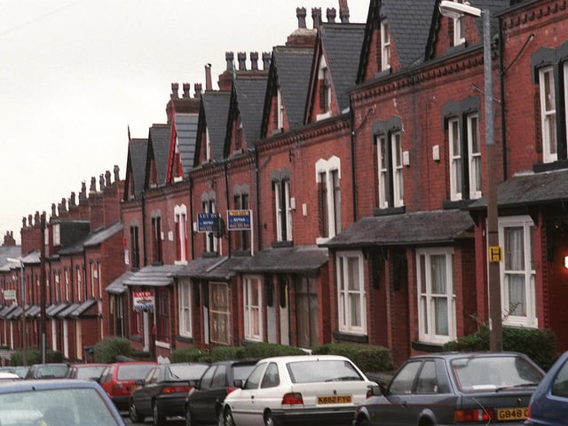 Chestnut Avenue pictured in February 1999 which was  once the most burgled area in the country.