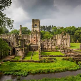 Fountains Abbey in North Yorkshire