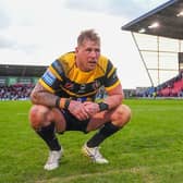 Castleford Tigers' Joe Westerman looks dejected after defeat at Salford Red Devils, but teammate Alex Mellor reckons wins are coming. Picture by Olly Hassell/SWpix.com.