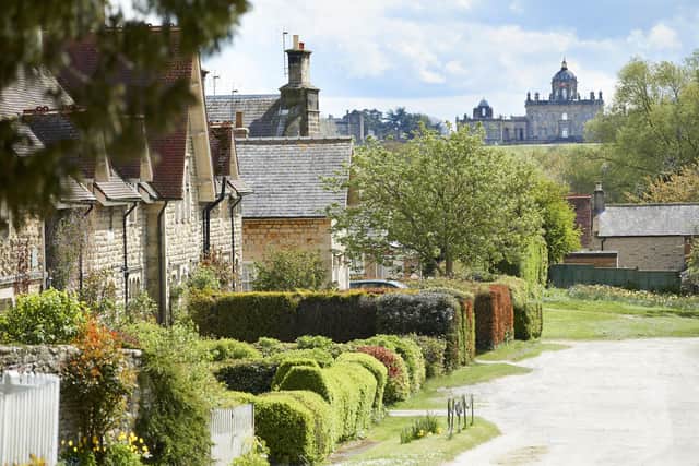 Coneysthorpe acting as the picturesque Clyvedon Village during the first season of Bridgerton.