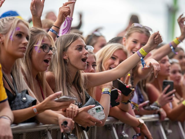 Music starts at noon each day of the festival, and continues until late, with headliners starting around 9.20pm on the main stages