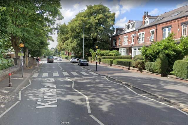 The incident occurred on Kirkstall Lane, close to Headingley cricket ground. Picture: Google