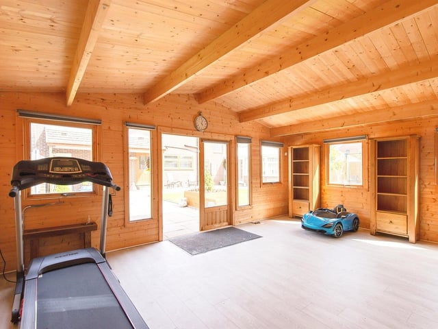 A large and useful space with outdoor access that could be utilised in multiple ways.
