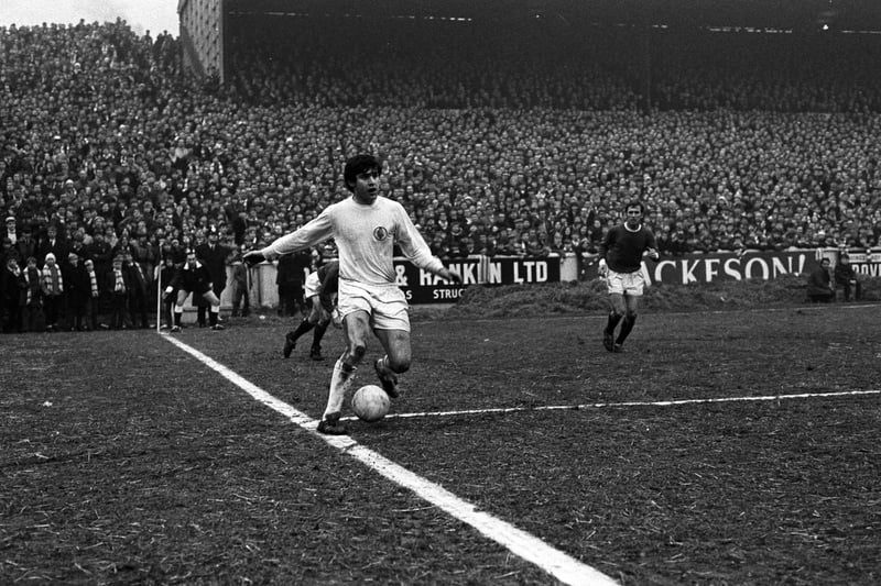 Photograph taken in 1969 of Leeds United's Peter Lorimer.