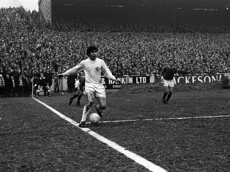 Photograph taken in 1969 of Leeds United's Peter Lorimer.