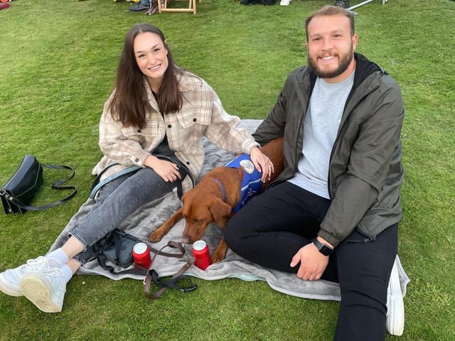Jess and Tom Huckstepp have been volunteer doggy foster carers for Support Dogs for three years