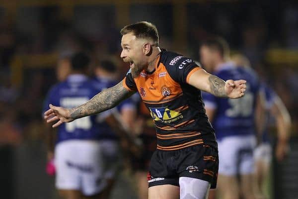 Tigers' Blake Austin will come back to Headingley to haunt Rhinos this week, fan Iain Sharp fears. Picture by John Clifton/SWpix.com.