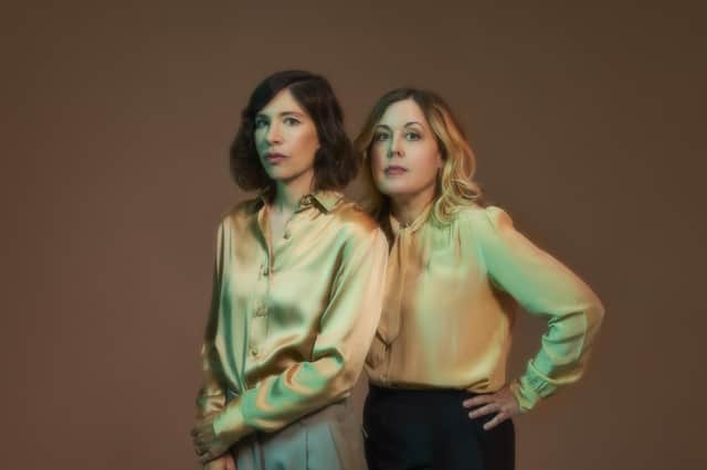 Carrie Brownstean and Corin Tucker of Sleater-Kinney