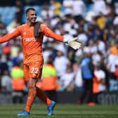 UPBEAT: Leeds United 'keeper Joel Robles after Saturday's 2-2 draw against Newcastle United at Elland Road. Photo by Stu Forster/Getty Images.