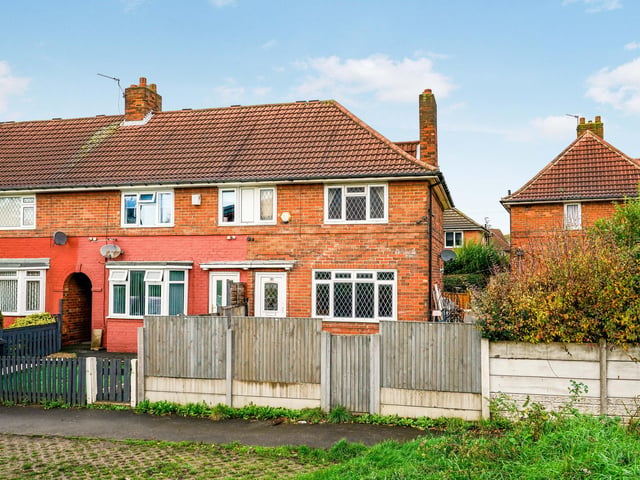 This two bedroom end of terrace house in the LS14 area is on the market for £140,000.
