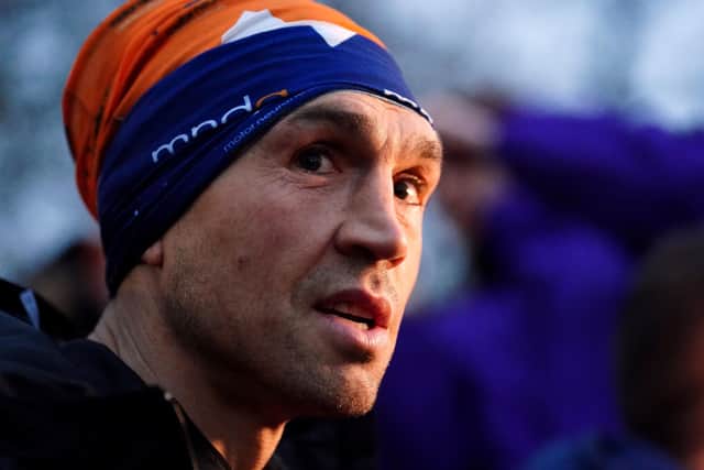Leeds Rhinos legend Kevin Sinfield told the Yorkshire Evening Post that the hardest part of his epic ultramarathon challenge was today, and that the "mental battle is something you have to get your head around". Photo: Zac Goodwin/PA Wire.