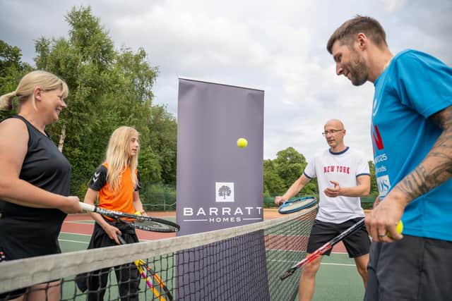 Cleckheaton Tennis Club's members enjoying a social evening