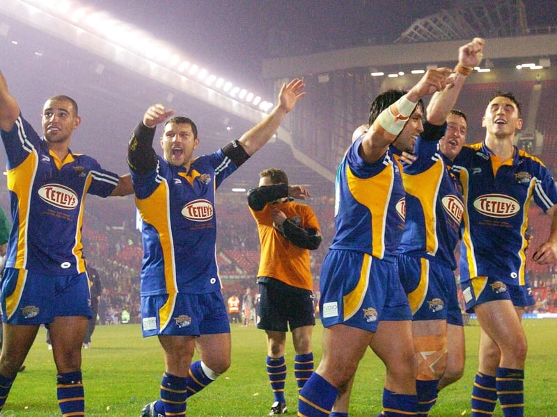 The celebrations continue after the trophy presentation.