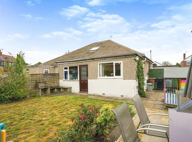 This two bedroom detached bungalow in Middleton is on the market for £215,000.