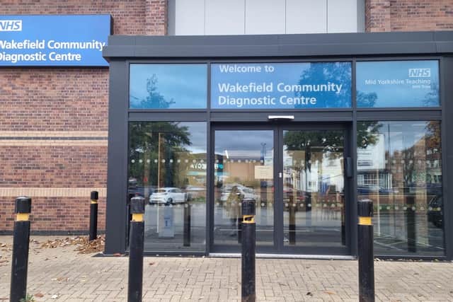 The Wakefield Community Diagnostic Centre is located the Westgate Retail Park. Picture: Catherine Gannon