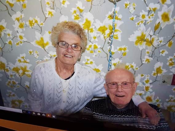 Great great gran supermum Irene Ratciff and her late husband Harold