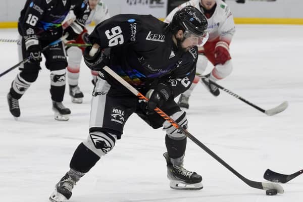 DIFFERENCE MAKER: Import centre Owen Sobchak made a telling contribution for Hull Seahawks on his first weekend in action for them. Picture Drew Brown/Seahawks Media.