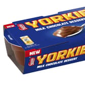 Yorkie makes its debut as a chocolate creme dessert.