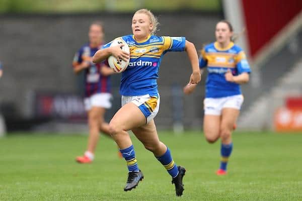Georgia Roche spent last season as a Rhinos player before a move to NRLW giants Newcastle Knights. Picture by John Clifton/SWpix.com.