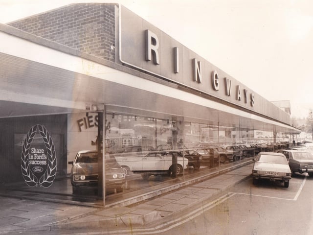 Ringways showroom pictured in May 1980.