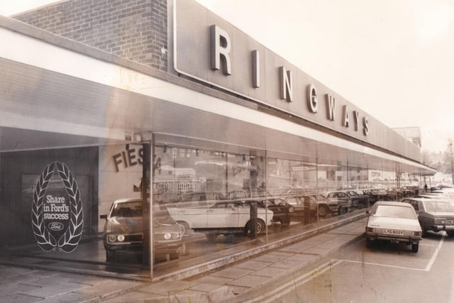 Ringways showroom pictured in May 1980.