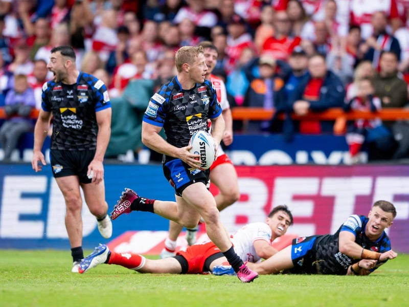 Rhinos' try of the season was this long-range effort, finished off by Lachie Miller, in July's comeback win at Hull KR.
