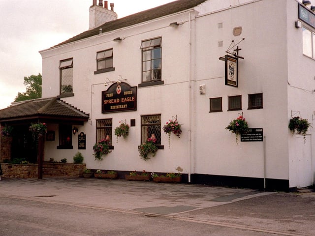Did you enjoy a meal and a drink here back in the day? The Spread Eagle restaurant and pub on Watergate in Methley pictured in July 1997.
