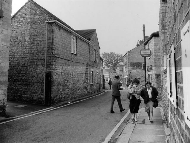 Bank Street in Wetherby looking towards Westgate.