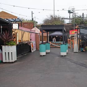 Winter Village  at Chow Down, Temple Arches