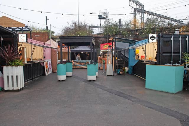 Winter Village at Chow Down, Temple Arches