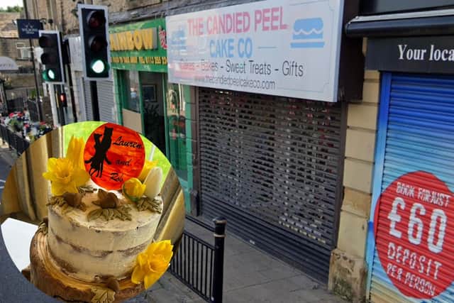 The business formerly known as The Candied Peel Cake Co will be relaunching on May 8 as The Farsley Cake Co. Image: Google Street View/The Farsley Cake Co