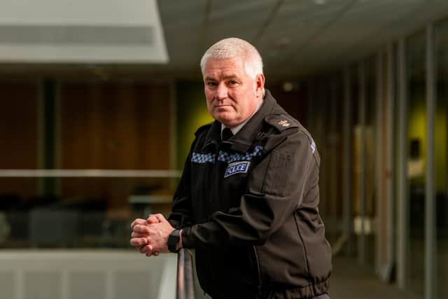 Leeds District Commander, Chief Superintendent Steve Dodds, pictured at the Leeds District Police HQ, Elland Road, Beeston.