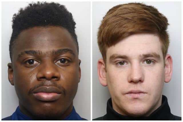 Chikosha (left) and Jarrett were both jailed today.