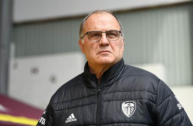 Marcelo Bielsa, Manager of Leeds United.  (Photo by Gareth Copley/Getty Images)