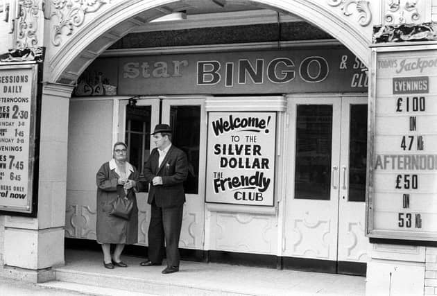 The Silver Dollar Star Bingo and Social Club on Domestic Street in 1969. PIC: Eric Jaquier