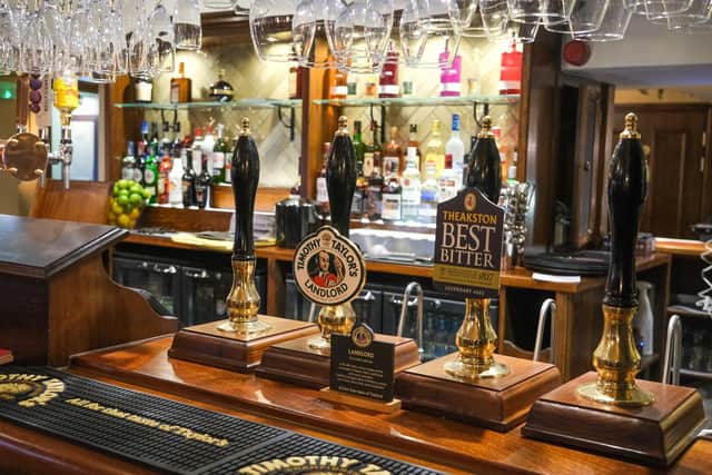 The Bankhouse at Pudsey, Leeds re-opens after a major investment and refurbishment by Star Pubs.
Licensee Richard Thewlis and Manager Luke Morton are pictured at the refurbished pub ahead of the grand opening on 13th February.