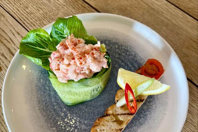 Prawn and crayfish cocktail with spiced tomato mayonnaise and toasted focaccia is one of the dishes reduced under the Seafood Pub Company’s Tax-Free Mondays.